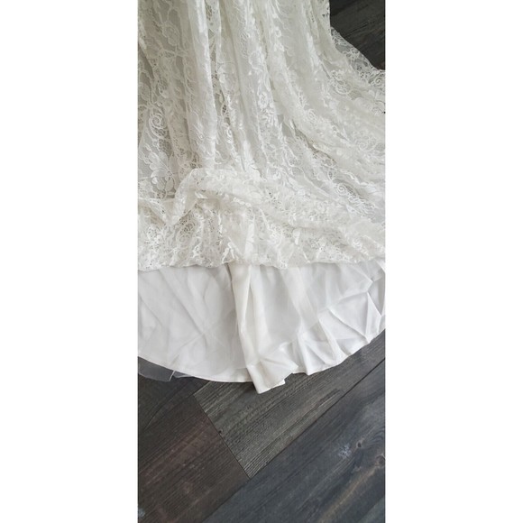 NWT Allure Bridals Lace Ivory Wedding Dress Size‎ 22 Size 12 - Picture 8 of 12